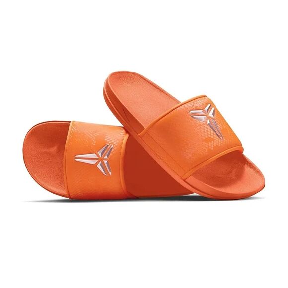 Nike Kobe Offcourt Slide Safety Orange/Metallic Silver Mens Sz 13 - (IF2870 800) main image 6